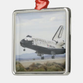 Space Shuttle Discovery - das wichtigste Fahrwerk Silbernes Ornament (Links)