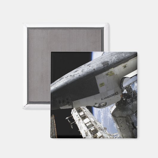 Space Shuttle Discovery dotiert Magnet (Vorderseite/Rückseite)