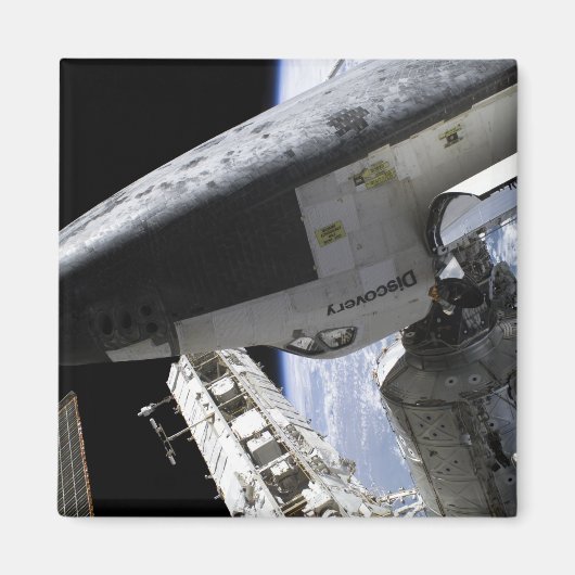 Space Shuttle Discovery dotiert Magnet (Vorne)