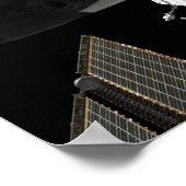 Space Shuttle Discovery dotiert Poster (Ecke)