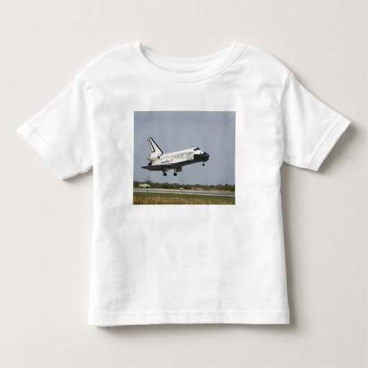 Space Shuttle Discovery geht Landung 3 an Kleinkind T-shirt (Vorderseite)