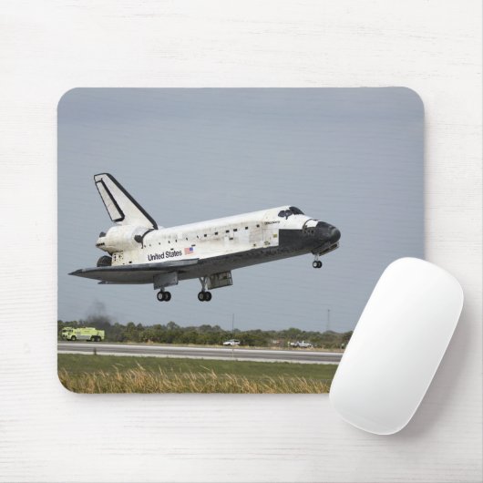 Space Shuttle Discovery geht Landung 3 an Mousepad (Mit Mouse)