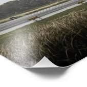 Space Shuttle Discovery geht Landung an Fotodruck (Ecke)