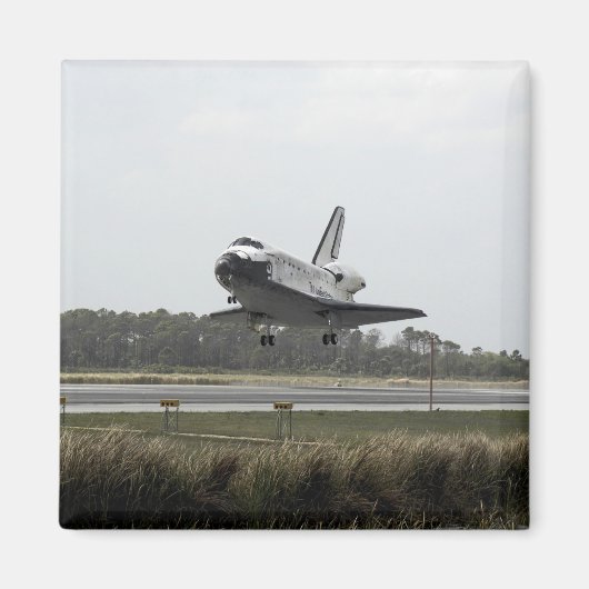 Space Shuttle Discovery geht Landung an Magnet (Vorne)