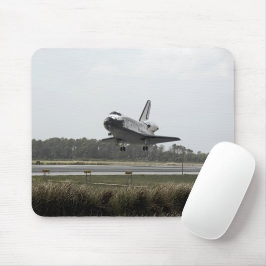 Space Shuttle Discovery geht Landung an Mousepad (Mit Mouse)