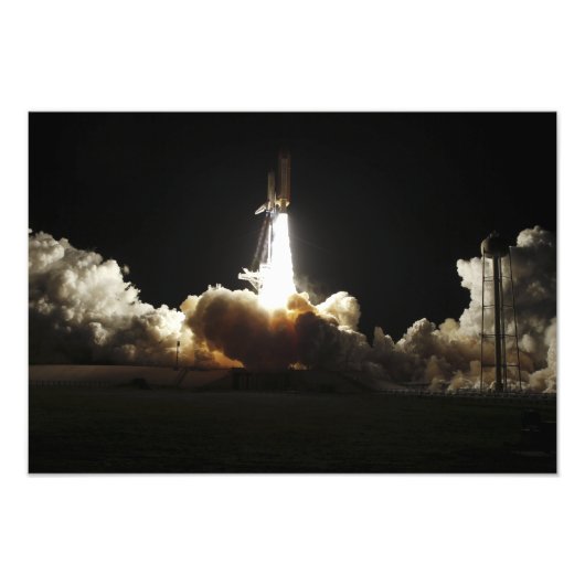 Space Shuttle Discovery hebt ab Fotodruck (Vorne)