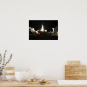 Space Shuttle Discovery hebt ab Poster (Küche)