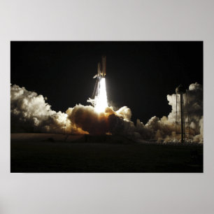 Space Shuttle Discovery hebt ab Poster