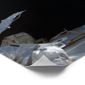 Space Shuttle Discovery & ISS Poster (Ecke)