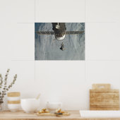 Space Shuttle Discovery & ISS (STS-120) Poster (Küche)