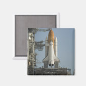 Space Shuttle Discovery ist bereit Magnet (Vorderseite/Rückseite)