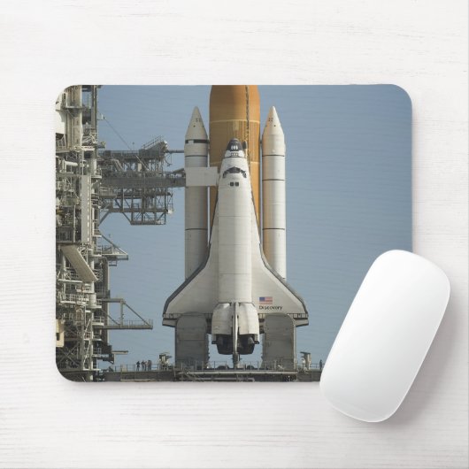 Space Shuttle Discovery ist bereit Mousepad (Mit Mouse)