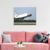 Space Shuttle Discovery landet auf der Piste 33 2 Leinwanddruck (Insitu (Wohnzimmer))