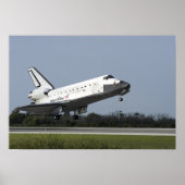 Space Shuttle Discovery landet auf der Piste 33 2 Poster (Vorne)