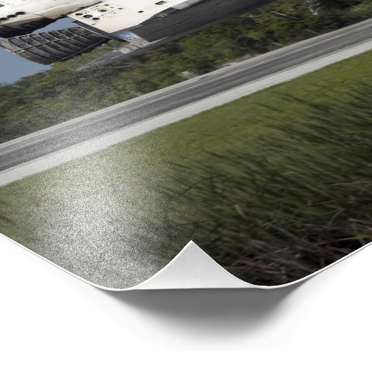 Space Shuttle Discovery landet auf der Runway 33 3 Fotodruck (Ecke)