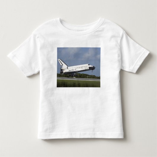 Space Shuttle Discovery landet auf der Runway 33 3 Kleinkind T-shirt (Vorderseite)