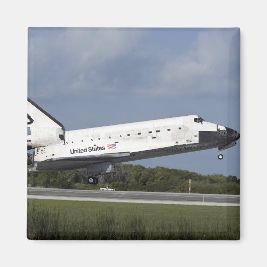 Space Shuttle Discovery landet auf der Runway 33 3 Magnet (Vorne)