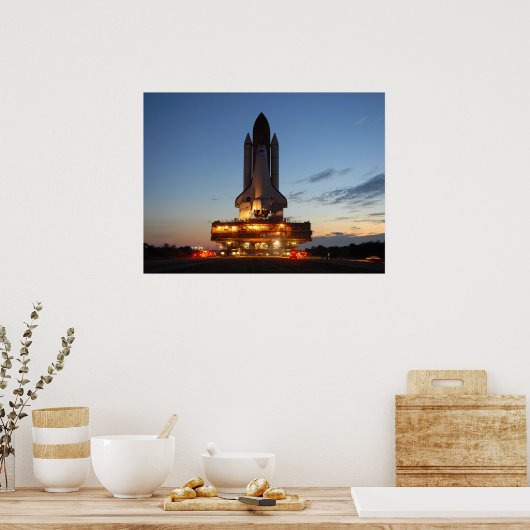 Space Shuttle Discovery Launch der NASA Poster (Küche)