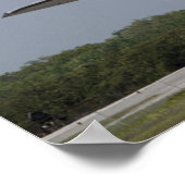 Space Shuttle Discovery nähert sich Landung 2 Poster (Ecke)