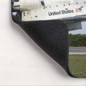 Space Shuttle Discovery nähert sich Landung 4 Mousepad (Ecke)