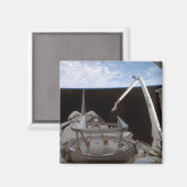 Space Shuttle Discovery: Nutzlastschacht 2 Magnet (Vorderseite/Rückseite)