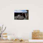Space Shuttle Discovery: Nutzlastschacht 2 Poster (Küche)