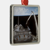 Space Shuttle Discovery: Nutzlastschacht 2 Silbernes Ornament (Rechts)