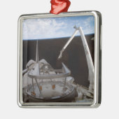 Space Shuttle Discovery: Nutzlastschacht 2 Silbernes Ornament (Links)