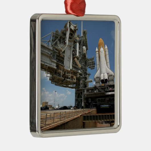 Space Shuttle Discovery Ornament Aus Metall (Rechts)