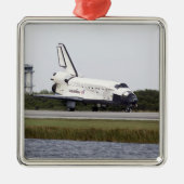 Space Shuttle Discovery Ornament Aus Metall (Vorne)