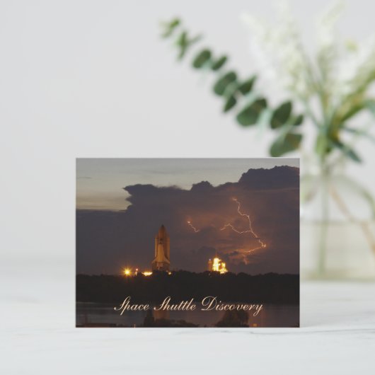 Space Shuttle Discovery Postcard Postkarte (Stehend Vorderseite)