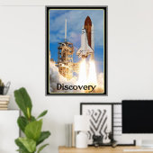 Space Shuttle Discovery Poster (Heimbüro)