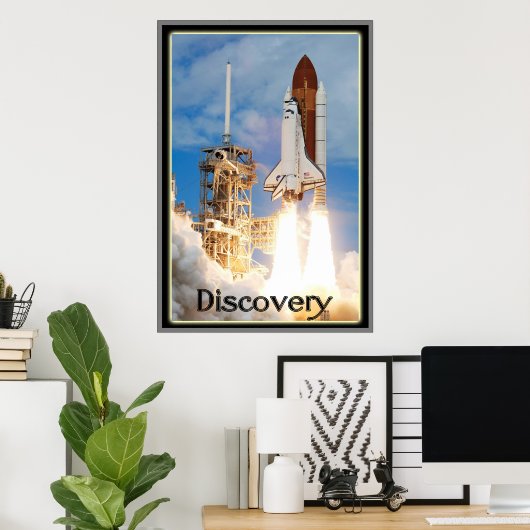 Space Shuttle Discovery Poster (Heimbüro)