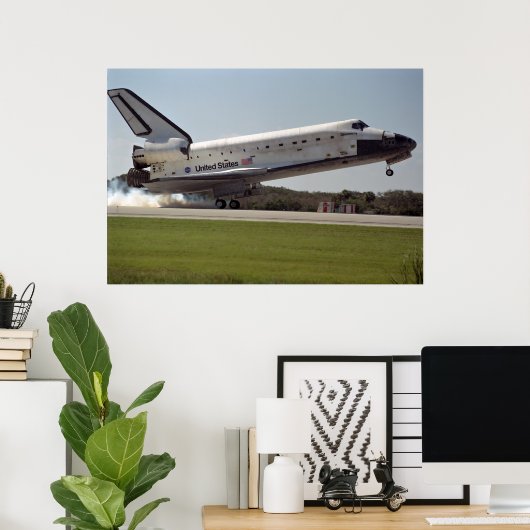 Space Shuttle Discovery Poster (Heimbüro)