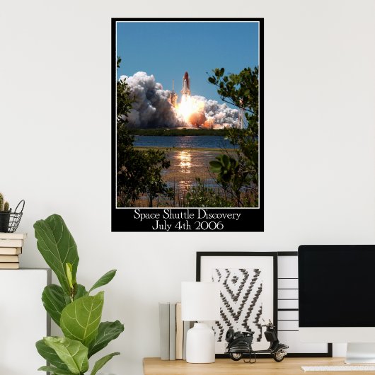 Space Shuttle Discovery Poster (Heimbüro)