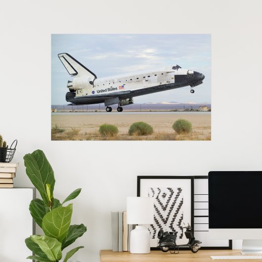 Space Shuttle Discovery Poster (Heimbüro)