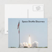 Space Shuttle Discovery Postkarte (Vorne/Hinten)