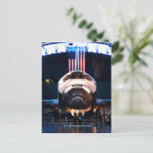 Space Shuttle Discovery Postkarte (Stehend Vorderseite)