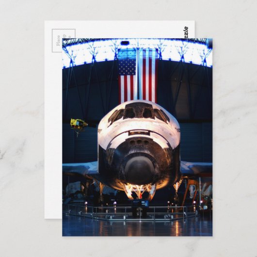 Space Shuttle Discovery Postkarte (Vorne/Hinten)