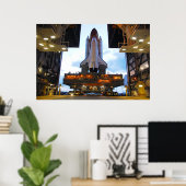 Space Shuttle Discovery Prests Poster (Heimbüro)