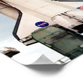 Space Shuttle Discovery Ready for Launch (STS-103) Poster (Ecke)