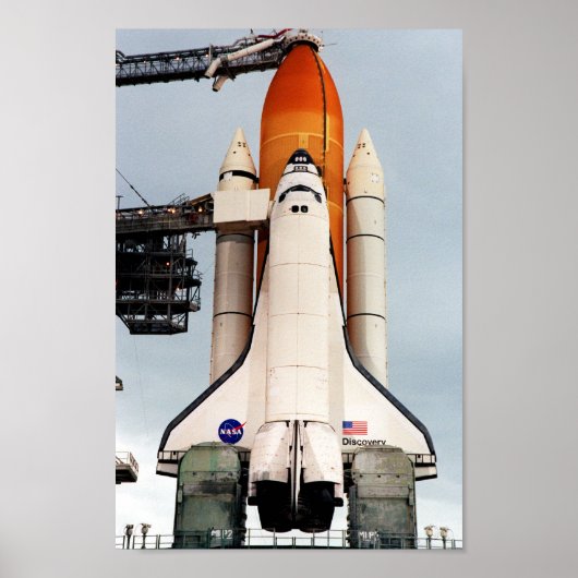 Space Shuttle Discovery Ready for Launch (STS-103) Poster (Vorne)