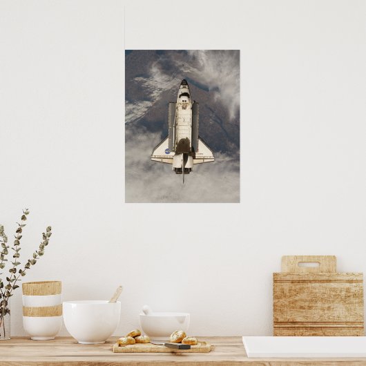 Space Shuttle Discovery (STS-119) Poster (Küche)