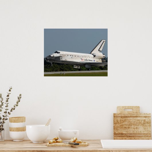 Space Shuttle Discovery (STS-120) Poster (Küche)