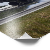 Space Shuttle Discovery Touchs 3 Fotodruck (Ecke)