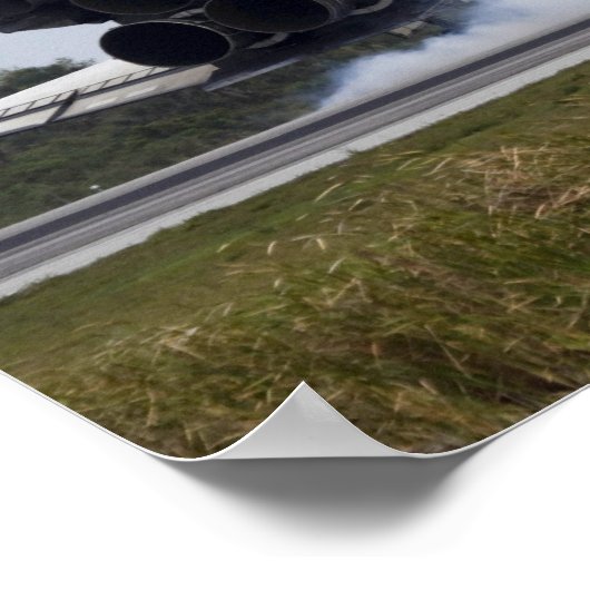 Space Shuttle Discovery Touchs 3 Poster (Ecke)