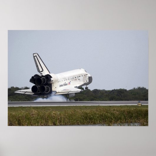 Space Shuttle Discovery Touchs 3 Poster (Vorne)
