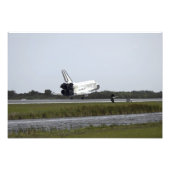 Space Shuttle Discovery Touchs runter Fotodruck (Vorne)