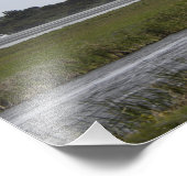 Space Shuttle Discovery Touchs runter Fotodruck (Ecke)