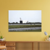 Space Shuttle Discovery Touchs runter Leinwanddruck (Insitu (Wohnzimmer))